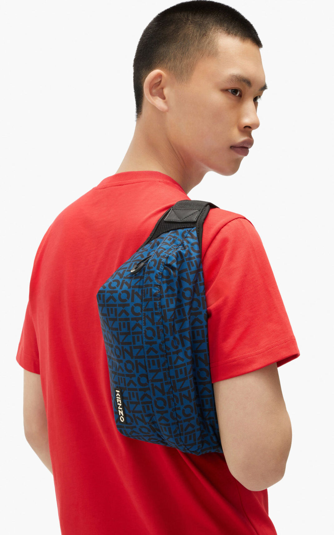 Sac Banane Kenzo Homme Repeat Bleu Foncé ITVHE-2985